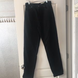 Vintage long black jeans, long